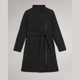 Ted Baker Rosemae Midi Quilted Wrap Coat With High Collar