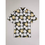 Ted Baker Sallins Magnolia Print Cotton Shirt in Multi
