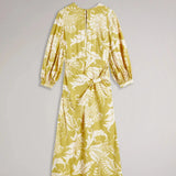 Ted Baker Saraiy Printed Printed Sarong Detail Maxi Dress