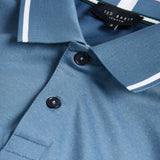 Ted Baker Short Sleeve Polo Shirt Blue