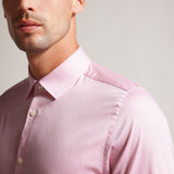 Ted Baker Strine Print Shirt Pink
