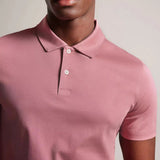 Ted Baker Zeiter Plain Polo Shirt Pink