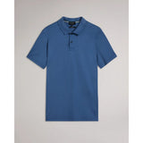 Ted Baker Zeiter Short Sleeve Slim Fit Polo Shirt in Dark Blue