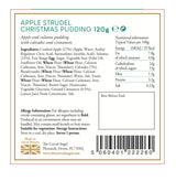 The Carved Angel Apple Strudel Christmas Pudding 120g