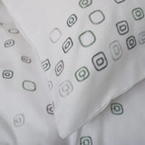 The Lyndon Company Blocks King Size Duvet Set In White