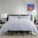 The Lyndon Company Dots Printed Cotton Duvet Bedlinen Grey