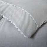 The Lyndon Company Felix Duvet Cover Set Grey Double