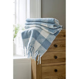 The Lyndon Company Longmorn Supersoft Throw In Powder Blue