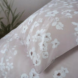 The Lyndon Company Petite Fleure Printed 100% Cotton Duvet Cover Set Pink Double