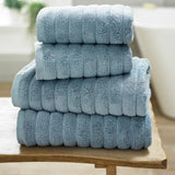 The Lyndon Company Ribbleton ZeroTwist Hand Towel In Blue