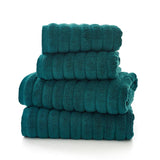 The Lyndon Company Ribbleton ZeroTwist Hand Towel In Dark Green