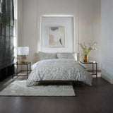 The Lyndon Company Tulle Extra Soft 100% Cotton Duvet Cover Set Grey Double