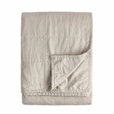 Yard Hebden Quilted Washed Cotton Bedspread In Stone