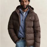 GANT Active Cloud Jacket In Black Brown