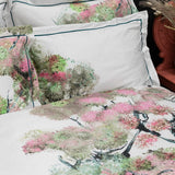 Timorous Beasties Pinyin Tree Duvet Set, Double, Pink