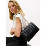 Tommy Hilfiger Chain Strap Crossbody Bag In Black