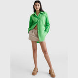 Tommy Hilfiger 1985 Poplin Oversized Shirt In Green