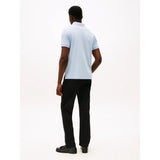 Tommy Hilfiger 1985 Regular Fit Pique Polo Shirt In Heathered Blue