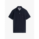 Tommy Hilfiger 1985 Regular Fit Pique Polo Shirt In Navy Blue