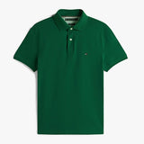 Tommy Hilfiger 1985 Regular Fit Pique Polo Shirt In Ornamental Green