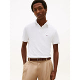 Tommy Hilfiger 1985 Regular Fit Pique Polo Shirt In White