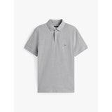 Tommy Hilfiger 1985 Regular Fit Polo Shirt In Medium Grey Heather