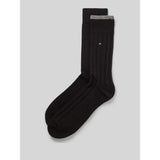 Tommy Hilfiger 2-Pack Structure Rib Sock In Black