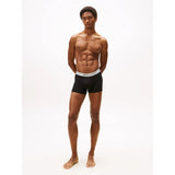 Tommy Hilfiger 3-Pack Metallic Logo Trunks Gift Set In Green/Silver/Red