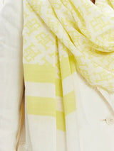 Tommy Hilfiger Beach Summer Mono Scarf in Yellow Tulip