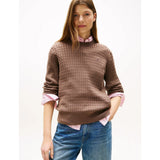 Tommy Hilfiger Cable Knit Pullover In Hot Coco