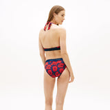 Tommy Hilfiger Classic Bikini Print Poppy Dark Night Navy