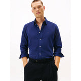 Tommy Hilfiger Corduroy Printed Shirt In Preppy Navy