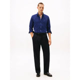 Tommy Hilfiger Corduroy Printed Shirt In Preppy Navy