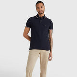 Tommy Hilfiger Core Tipped Slim Polo Desert Sky