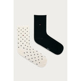 Tommy Hilfiger Dot Socks 2-Pack In Black White