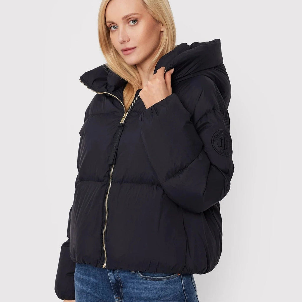 Down filled sale puffer jacket women's