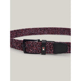 Tommy Hilfiger Elastic Braided Belt In Space Blue