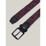 Tommy Hilfiger Elastic Braided Belt In Space Blue
