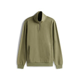 Tommy Hilfiger Essential Intechno 1/4 Zip In Battle Green