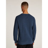 Tommy Hilfiger Essential Structure Crew Neck In Aegean Sea Heather