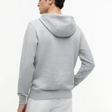 Tommy Hilfiger Essential Terry Cotton Hoody in Light Grey Heather