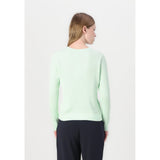 Tommy Hilfiger Fine Knit Cable Jumper In Opal Green
