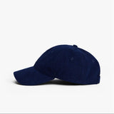 Tommy Hilfiger Flag Corduroy Baseball Cap In Preppy Navy