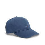 Tommy Hilfiger Flag Embroidery Baseball Cap in Aegean Sea