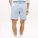 Tommy Hilfiger Flag Embroidery Terry Sweat Shorts Sky Blue
