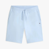 Tommy Hilfiger Flag Embroidery Terry Sweat Shorts Sky Blue