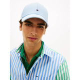 Tommy Hilfiger Flag Embroidery Twill Baseball Cap Well Water