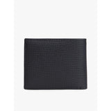 Tommy Hilfiger Flag Leather Bifold Credit Card Wallet In Space Blue