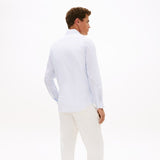 Tommy Hilfiger Flex Collar Mini Paisley Shirt in Sweet Blue