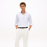 Tommy Hilfiger Flex Collar Mini Paisley Shirt in Sweet Blue